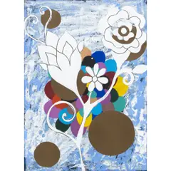 Beatriz Milhazes, O SUL, Acrílica sobre papel