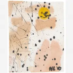 Untitled by Nate Lowman, AQUARELA E ACRÍLICA SOBRE ALGODÃO NÃO ESTICADO, offered Sep 2021