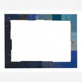 Valeska Soares, BLUE THRESHOLD, 2014, CAPAS DE LIVROS ANTIGOS MONTADO EM COMPENSADO DE MADEIRA