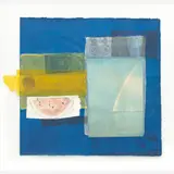 Robert Rauschenberg, HAPPY BIRTHDAY FOR DAVE, TRANSFERÊNCIA DE SOLVENTE E COLAGEM DE TECIDO PARA PAPEL