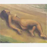 Antonio Gomide, NÚ, ÓLEO SOBRE TELA