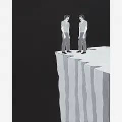 A CONVERSAÇÃO by Victor Arruda, Acrílica sobre tela, offered Sep 2021