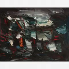 REFLEXOS VERMELHOS by Wega Nery, ÓLEO SOBRE TELA, offered Oct 2020