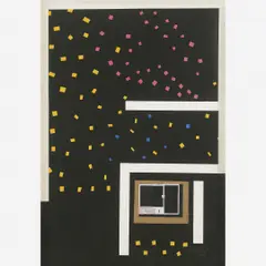 Sobre o Céu do Rio by António Manuel de Oliveira, Colagem e guache sobre papel, offered Nov 2019