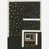 António Manuel de Oliveira, Sobre o Céu do Rio, Colagem e guache sobre papel