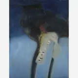 Di Prete, Pássaro Azul, Óleo sobre tela