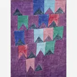Bandeirinhas, década de 70 by Alfredo Volpi, TÊMPERA SOBRE TELA, offered Nov 2019