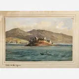 C. Argenti, Bahia da Boa Viagem, circa 1850, AQUARELA SOBRE PAPEL