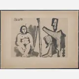 Pablo Picasso, Le Peintre Et Son Modèle, Água-forte e água-tinta