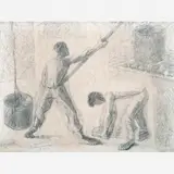 Ferro by Candido Portinari, GRAFITE SOBRE PAPEL, offered May 2019