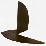 Amílcar de Castro, Déc. 80, Escultura em aço corten de 8 mm