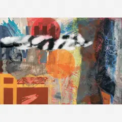 Untitled by Carlos Vergara, Monotipia, Pigmentos e pintura sobre lona crua, offered May 2019