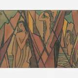 Antonio Gomide, Untitled, Aquarela e nanquim sobre papel