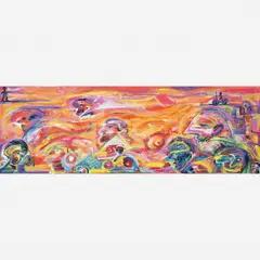 Infancia Stela “8” eight by Rubens Gerchman, ÓLEO SOBRE TELA, offered May 2019