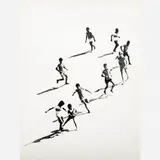 Roberto Marconato, Disputa, c. 1960, Fotograma gelatina e prata sobre papel vintage