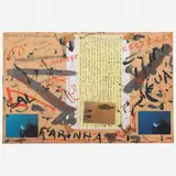 Artur Barrio, Designio a hipotese inferior, Nanquim, fotografias, aquarela e colagens sobre cartão