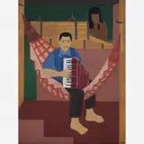Djanira da Motta e Silva, Tocador de sanfona, ÓLEO SOBRE TELA