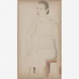 Figura feminina, década de 20 by Di Cavalcanti, Aquarela e grafite sobre papel, offered Oct 2018
