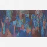 Gonçalo Ivo, Uma pintura para Jacques Villon, Óleo e têmpera sobre tela