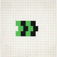 Untitled by Willys de Castro, Guache sobre papel milimetrado, offered Oct 2017