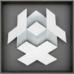 Ilusionista, 2005/2016 by Cleber Machado, Alumínio e madeira, offered May 2017
