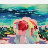 Cícero Dias, Untitled, Óleo sobre tela