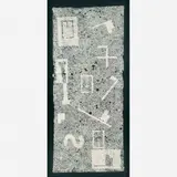 Antonio Dias, Untitled, Nanquim e colagem em papel Nepal