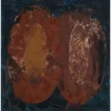 Carlos Vergara, Untitled, Monotipia, vinil e pigmentos sobre lona crua