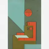 Dionísio del Santo, Santo Carta, Têmpera sobre placa