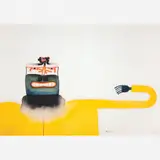 Roberto Magalhães, Untitled, Aquarela e nanquim sobre cartão