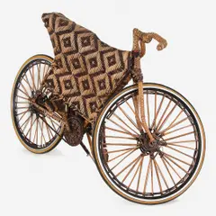 Untitled by Jarbas Lopes, Bicicleta coberta de vime, offered Jun 2016