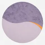 Hércules Barsotti, Violeta, Laranja, Areia, Têmpera com areia sobre tela
