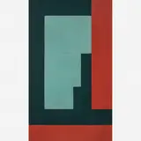 Dionísio del Santo, Máscara Retilínea, Óleo sobre tela