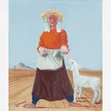 Semeadora by Candido Portinari, Óleo sobre tela, offered Aug 2015