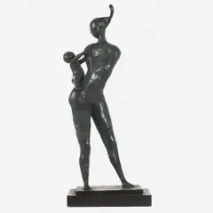 Mãe Baiana by Hector Carybé, Escultura em bronze, offered Aug 2015