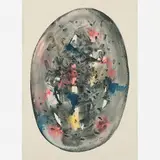 Untitled by Antônio Bandeira, Guache e nanquim sobre papel, offered Apr 2015