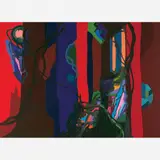 Franz Ackermann, Red woods
