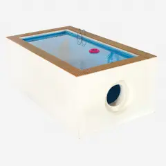 Leandro Erlich, Piscina, Acrilica, alumínio, água e madeira pintada