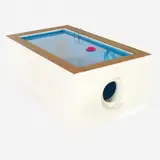 Leandro Erlich, Piscina, Acrilica, alumínio, água e madeira pintada