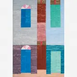 Fachada by Alfredo Volpi, Têmpera sobre tela, offered Nov 2014