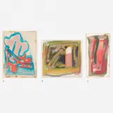 Jorge Guinle, Conjunto de 3 guaches sobre papel
