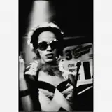 Nan Goldin, Bea With a Whip at The Other Side, Boston, 1973