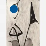 Marco Veloso, Paisagem com Castelo e Climax, Carvão e pastel sobre papel