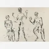 Flavio De Carvalho, Untitled, Nanquim sobre Papel