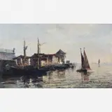 Giovanni Battista Castagneto, Untitled, Óleo sobre tela