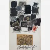 Paulo Herkenhoff, Untitled, Guache, lápis de cêra e colagem sobre papel