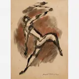 Augusto Rodrigues, Bailarino, Aquarela
