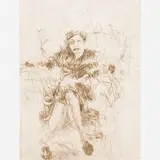 Flavio De Carvalho, Figura Feminina, Nanquim sobre Papel