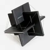 Felipe Barbosa, Geometria Descritiva, Escultura com livros e arame