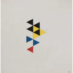 Projeto para pintura, 1961 by Willys de Castro, GUACHE SOBRE CARTÃO, offered May 2011